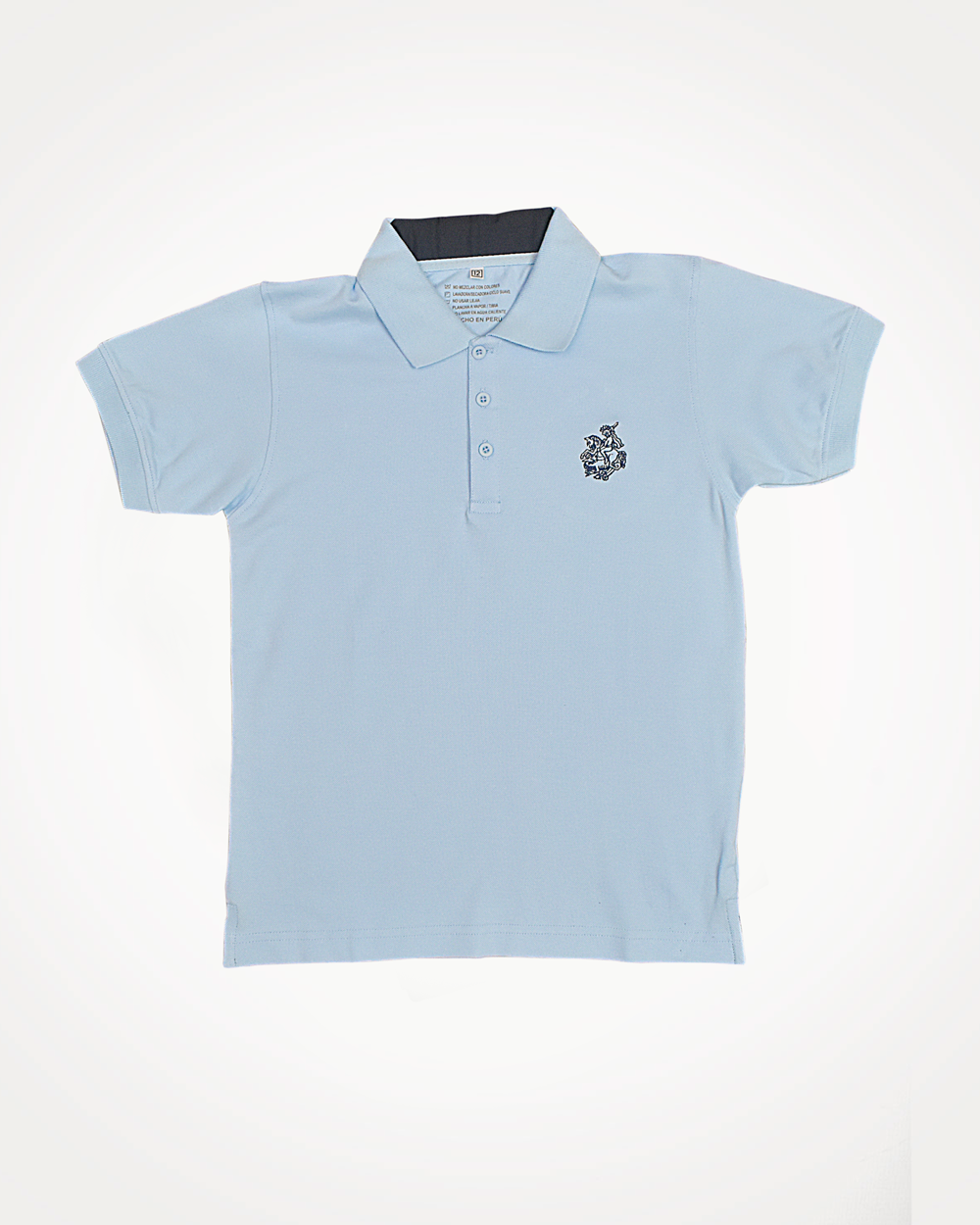 Polo Piqué Celeste Varón